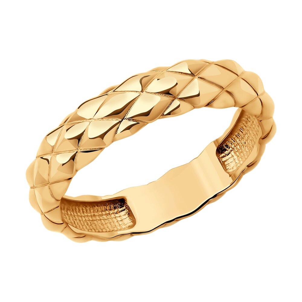 Кольцо из красного золота