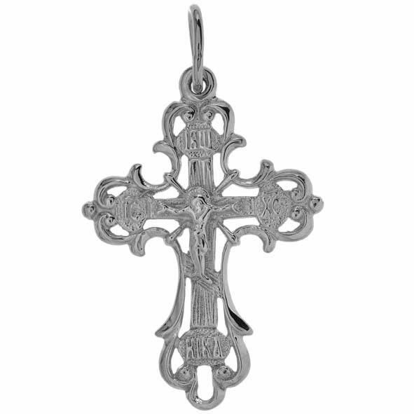 Крестик православный из серебра