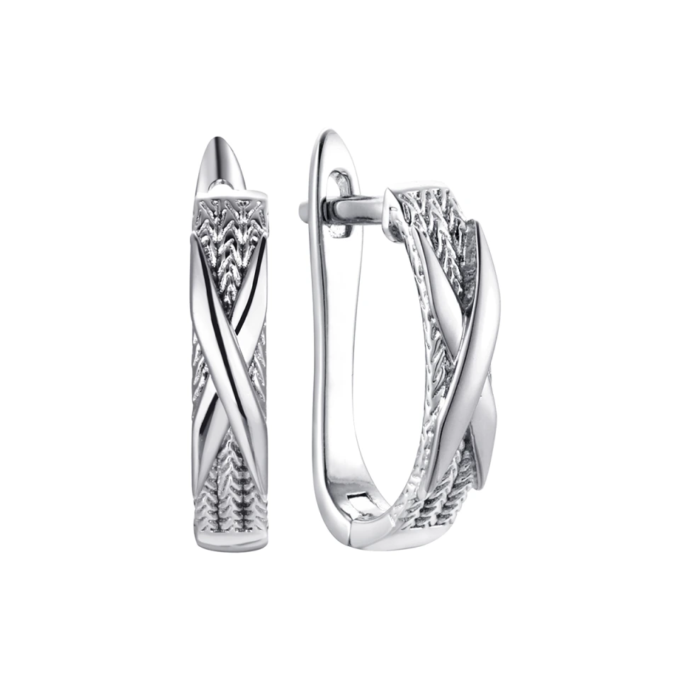 Серьги из серебра