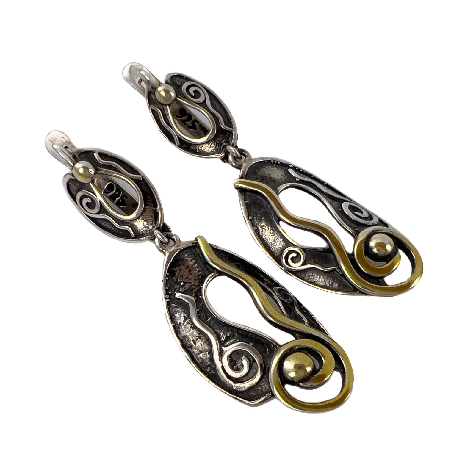 Серьги из серебра