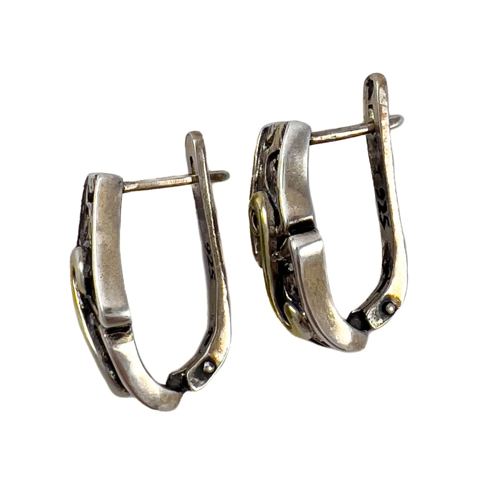 Серьги из серебра