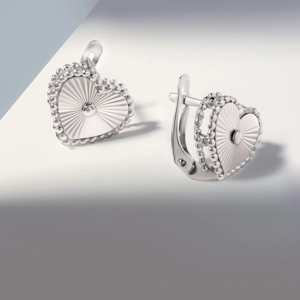 Серьги из серебра