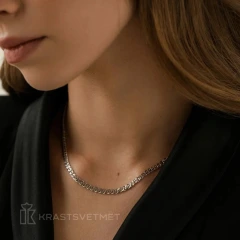 Цепь из серебра 925, плетение «Нонна»