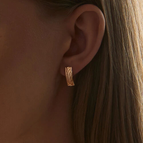 Серьги из красного золота
