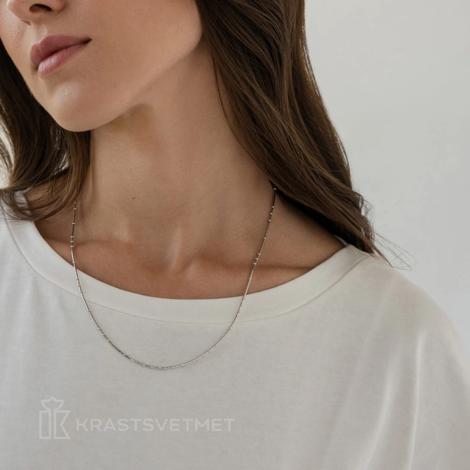 Цепь из серебра 925, плетение «Снейк»