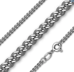 Цепь из серебра 925, плетение «Нонна»