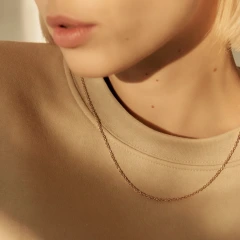 Цепь из красного золота 585, плетение «Якорь»