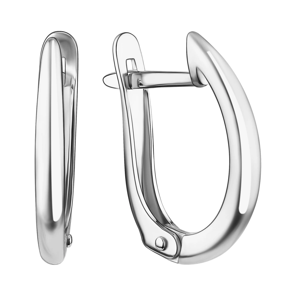 Серьги из серебра