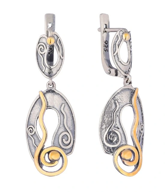 Серьги из серебра