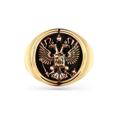Печатка из красного золота 585 пробы