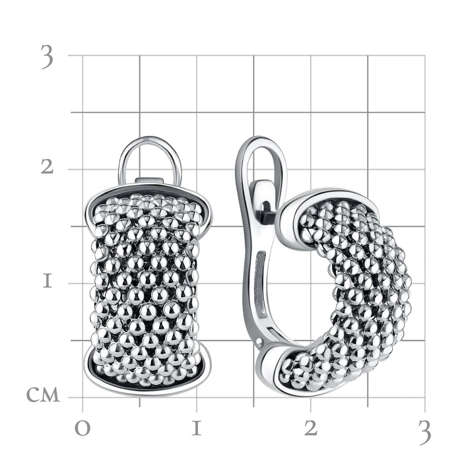 Серьги из серебра
