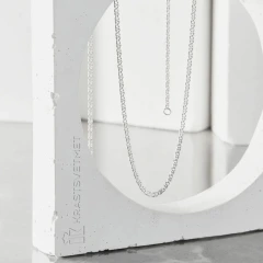 Цепь из серебра 925, плетение «Птичий глаз»