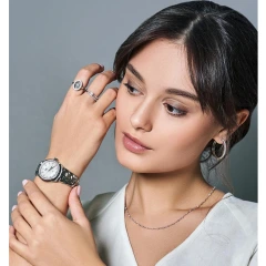 Кольцо из белого золота с бриллиантами