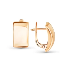 Серьги из красного золота 585 пробы