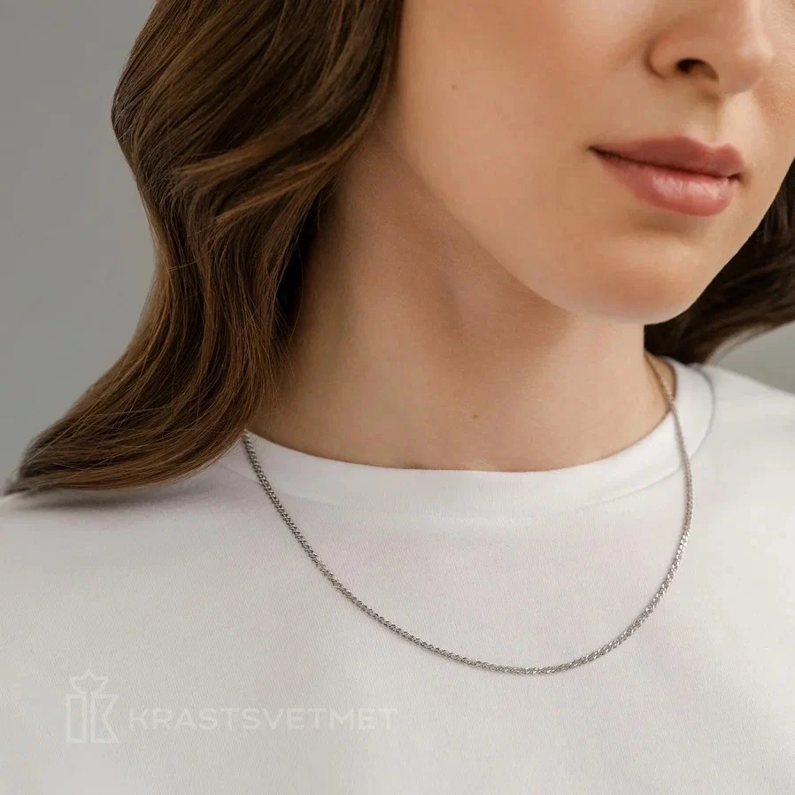 Цепь из серебра 925, плетение «Нонна»