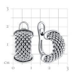 Серьги из серебра