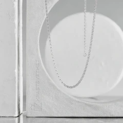 Цепь из серебра 925, плетение «Птичий глаз»