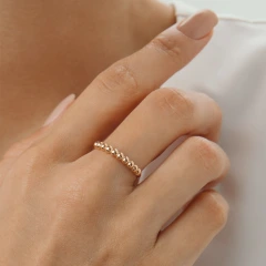 Кольцо из красного золота