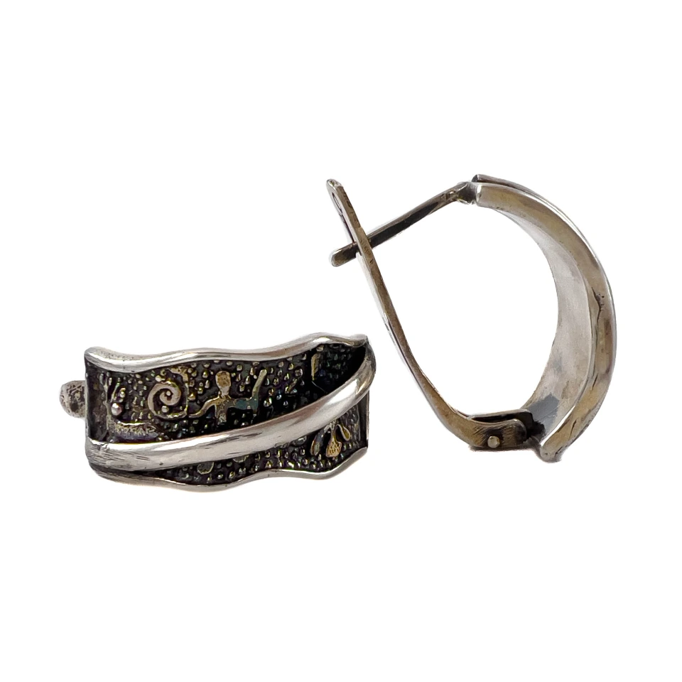 Серьги из серебра