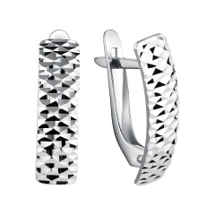 Серьги из серебра