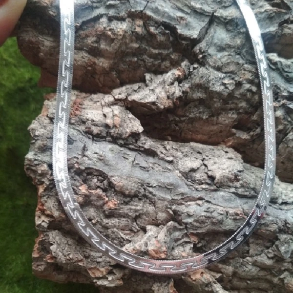 Цепь из серебра 925, плетение «Снейк»