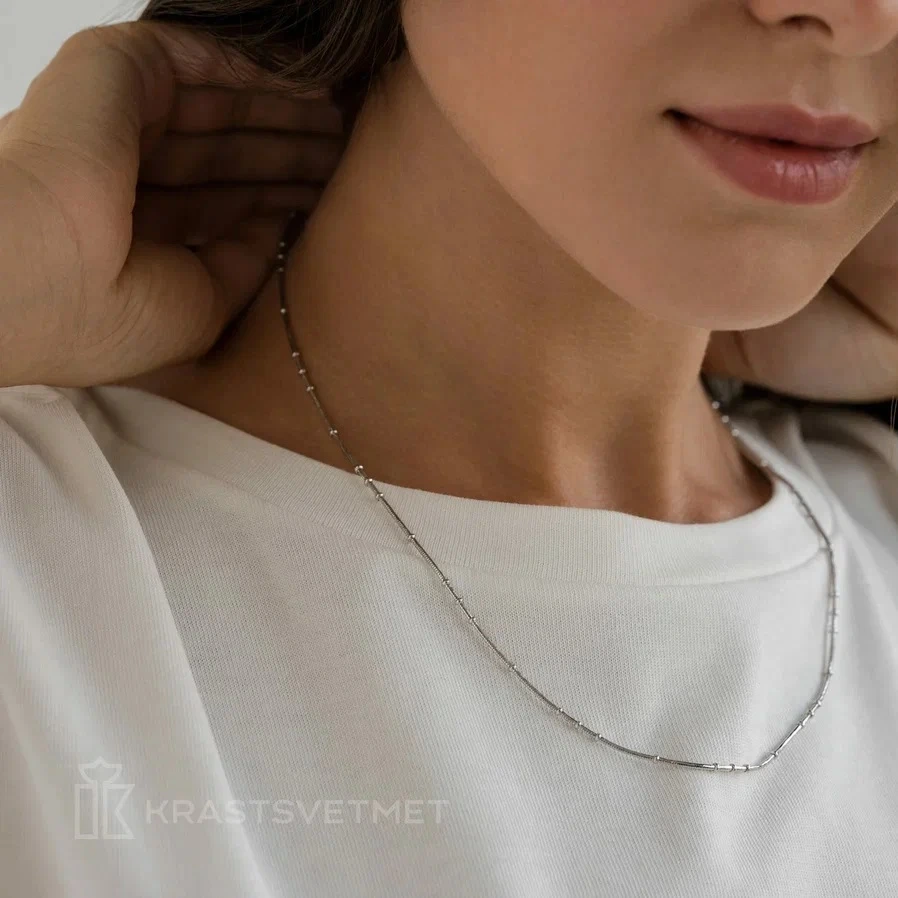 Цепь из серебра 925, плетение «Снейк»