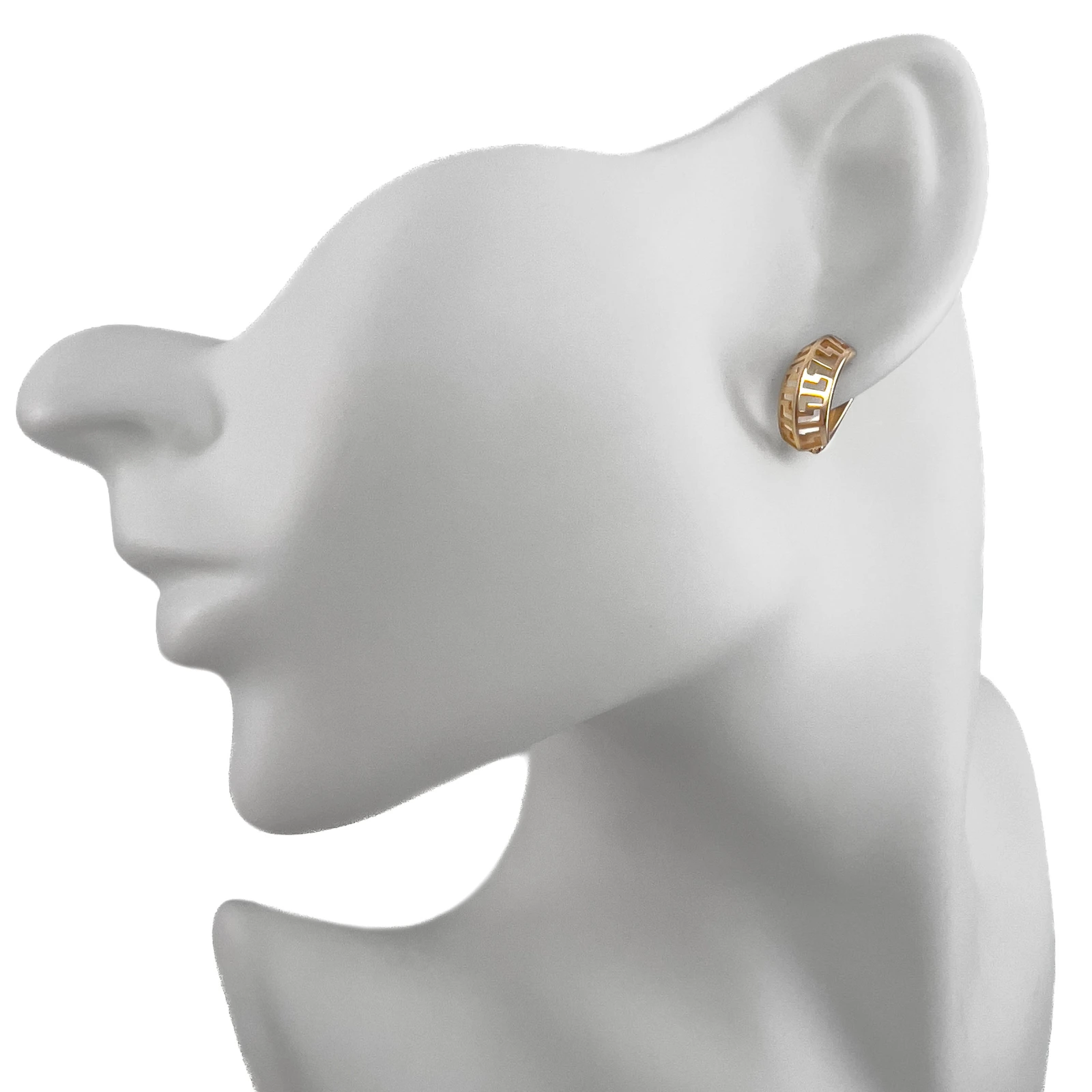 Серьги из красного золота