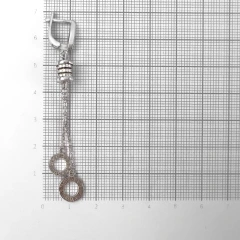 Серьги из серебра с цирконом