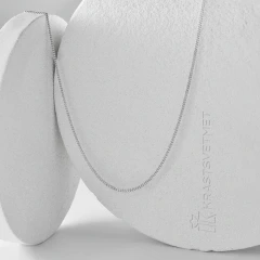 Цепь из серебра 925, плетение «Панцирь»