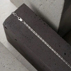 Цепь из серебра 925, плетение «Птичий глаз»