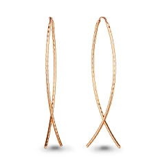 Серьги из красного золота