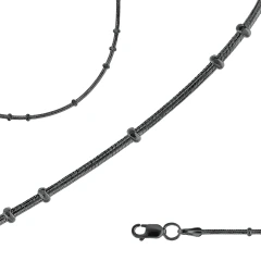 Цепь из серебра 925, плетение «Снейк»