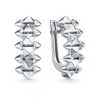 Серьги из белого золота