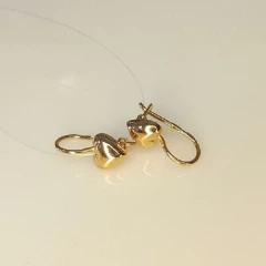 Серьги из красного золота «Сердечки»
