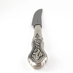 Нож из серебра