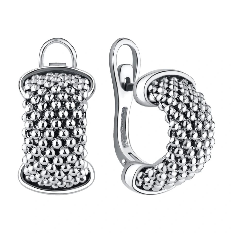Серьги из серебра
