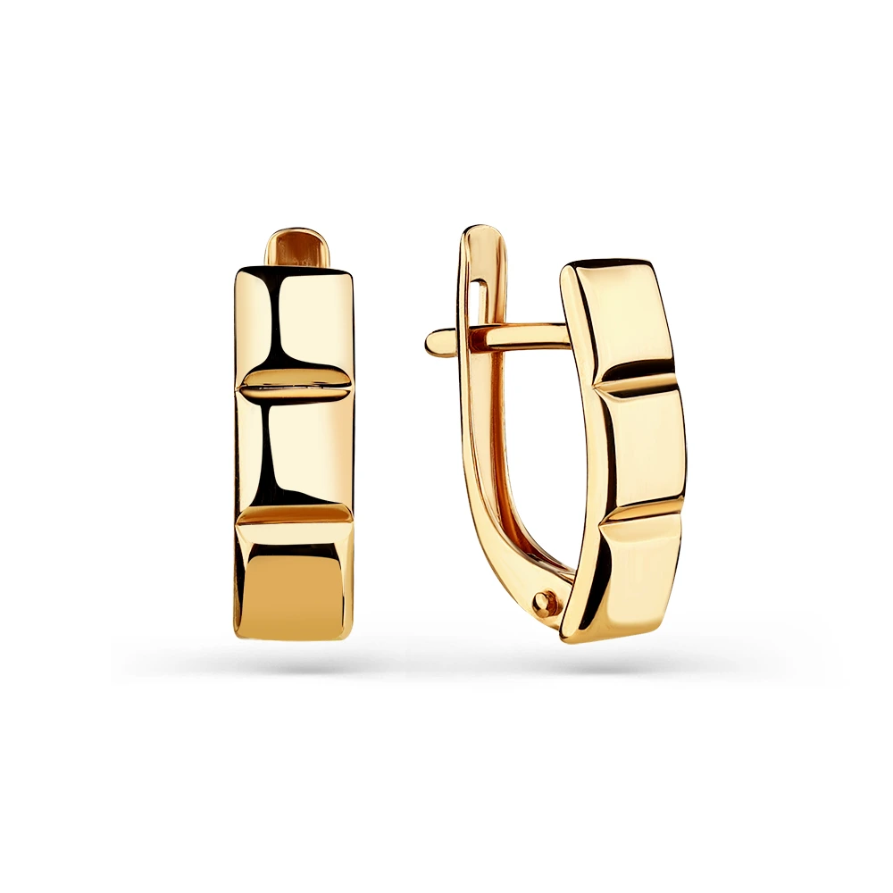 Серьги из красного золота 585 пробы