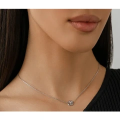 Колье из серебра