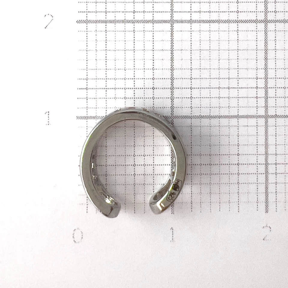 Серьга-кафф из серебра