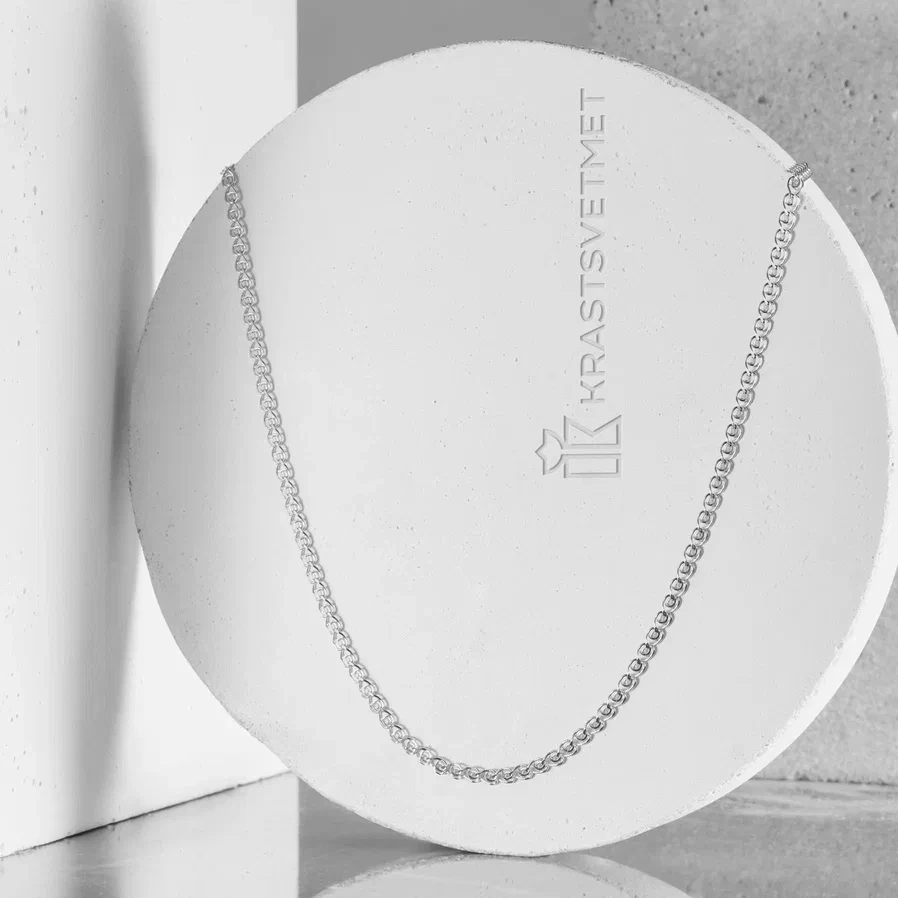 Цепь из серебра 925, плетение «Love»