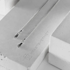 Цепь из серебра 925, плетение «Снейк»