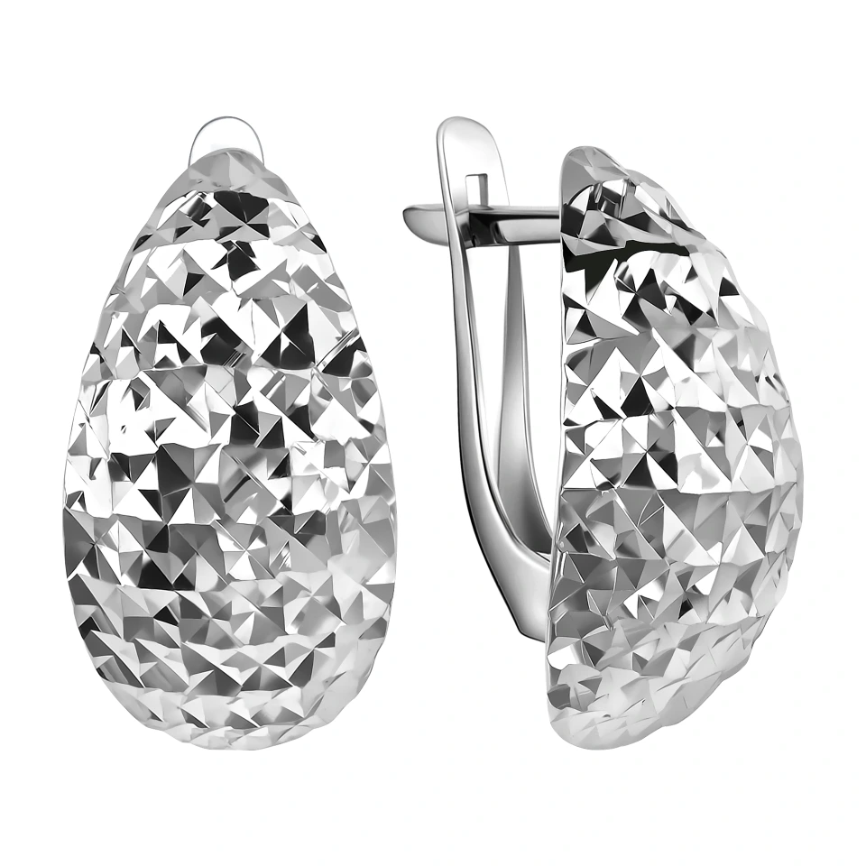 Серьги из серебра