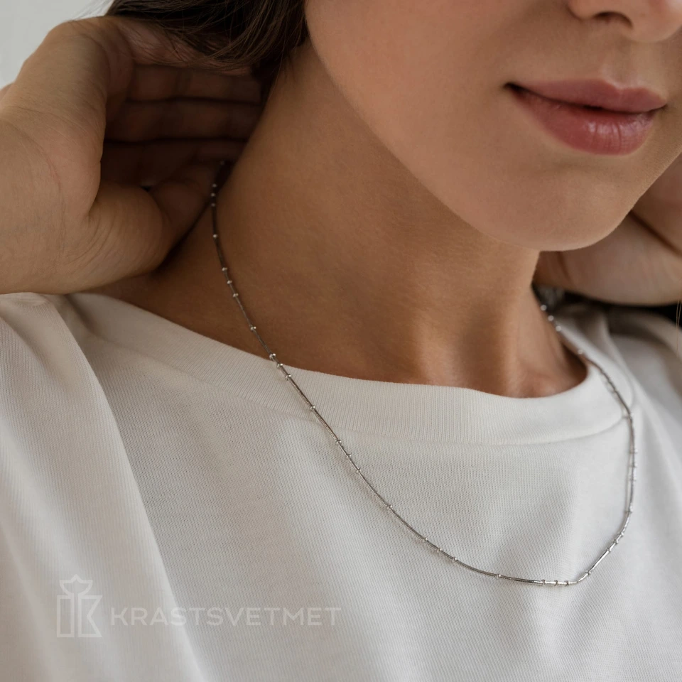 Цепь из серебра 925, плетение «Снейк»