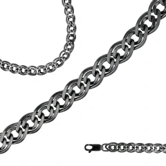 Цепь из серебра 925, плетение «Нонна»