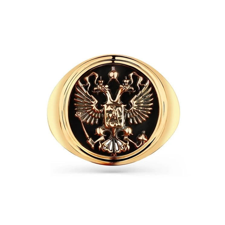 Печатка из красного золота 585 пробы