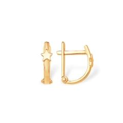 Серьги из красного золота 585 пробы