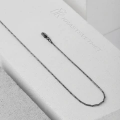 Цепь из серебра 925, плетение «Улитка»