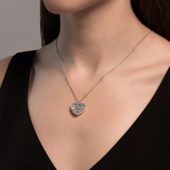 Колье из серебра