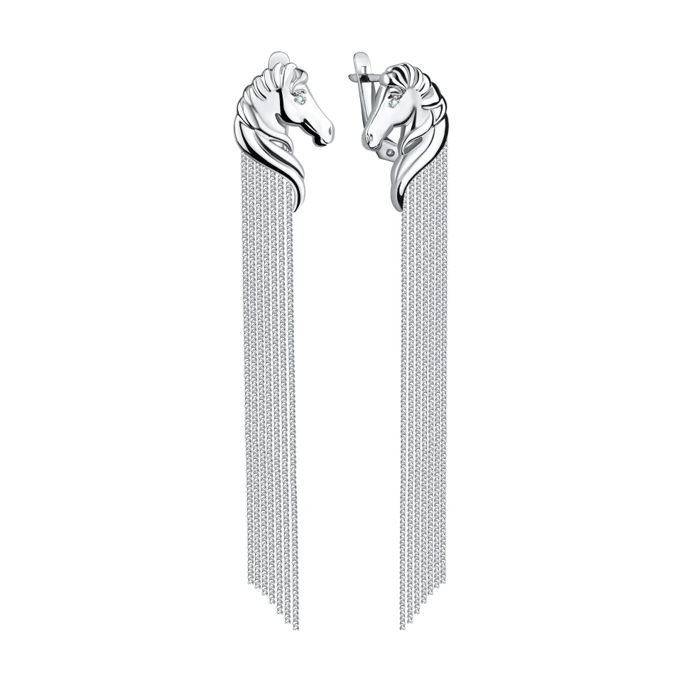 Серьги из серебра