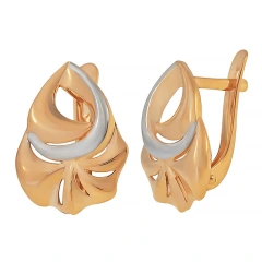 Серьги из красного золота